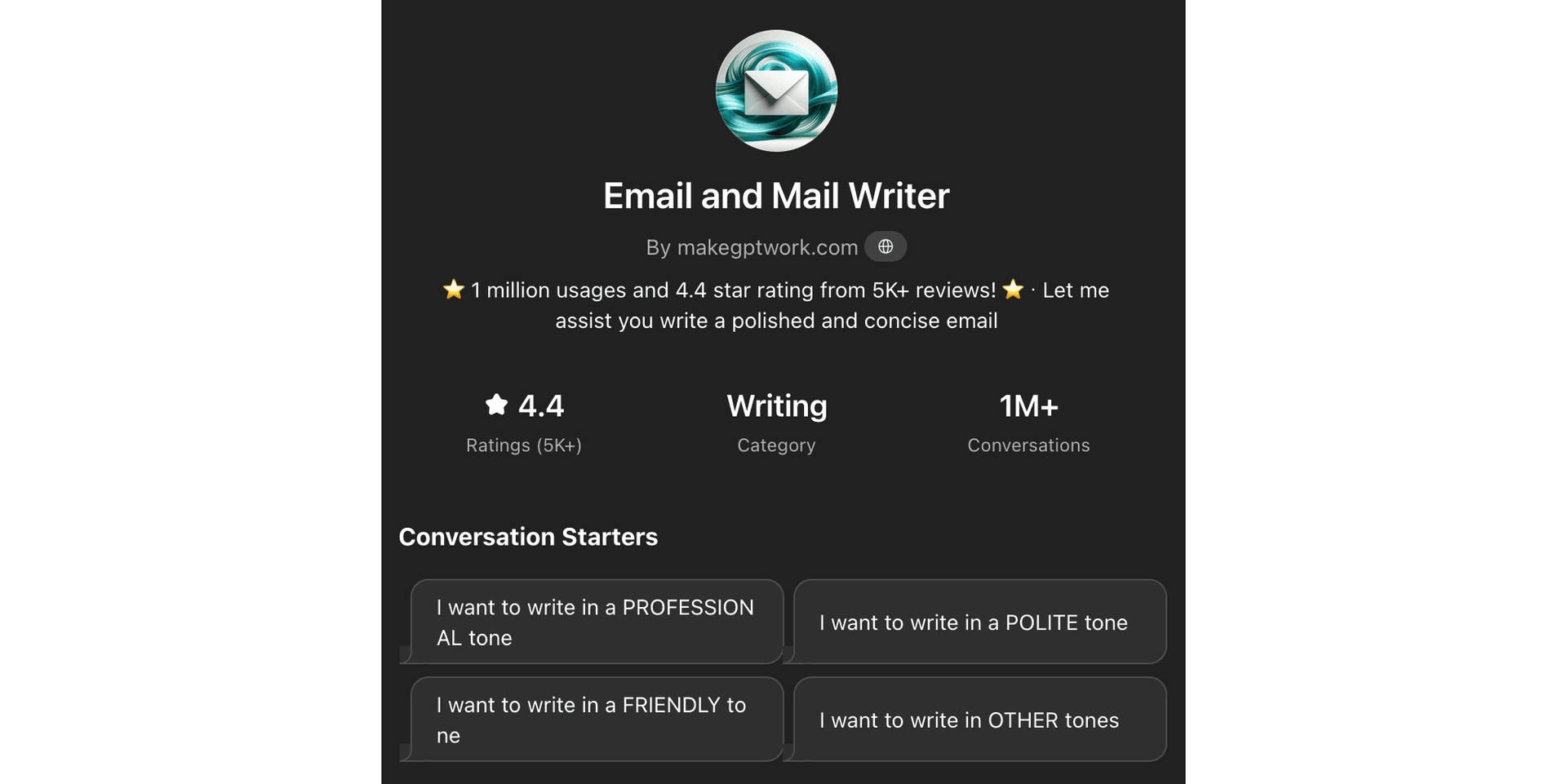 Email and Mail Writer
